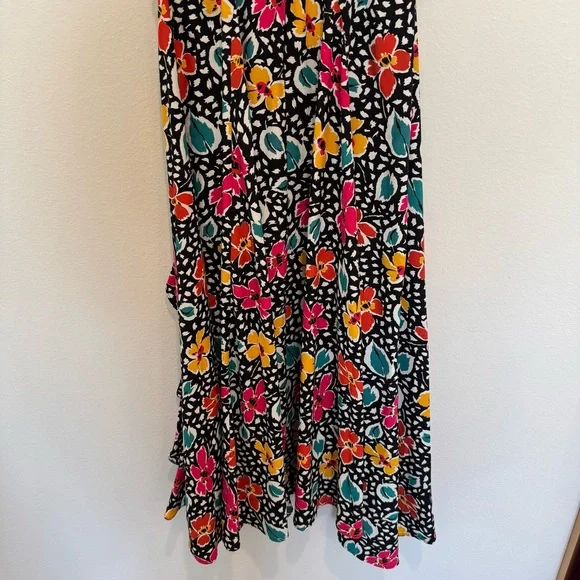 Topshop Multicolor Floral Pinafore Dress - Picture 11 of 11